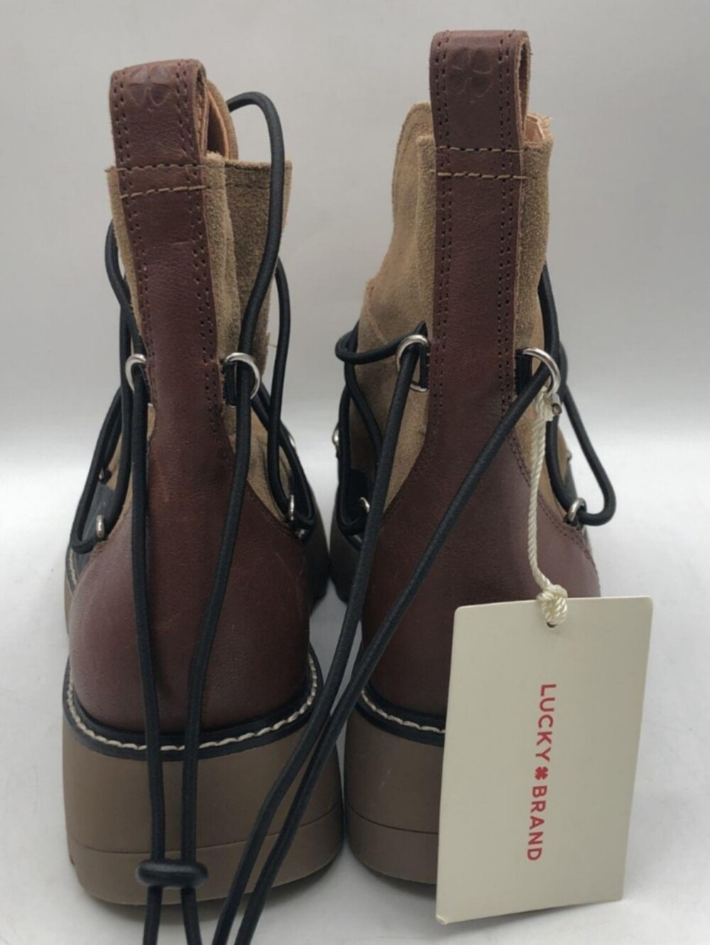 Lucky Brand Caelia Pull-On Lug Sole Boots Size 9M NWT MSRP $139.99 - Picture 4 of 8